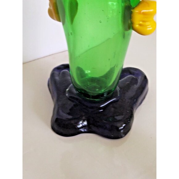 Murano Italy Multi Color Glass Circus Clowns Set of 2 - Picture 13 of 15